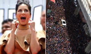 Kochi Fans go Gaga over Sunny Leone