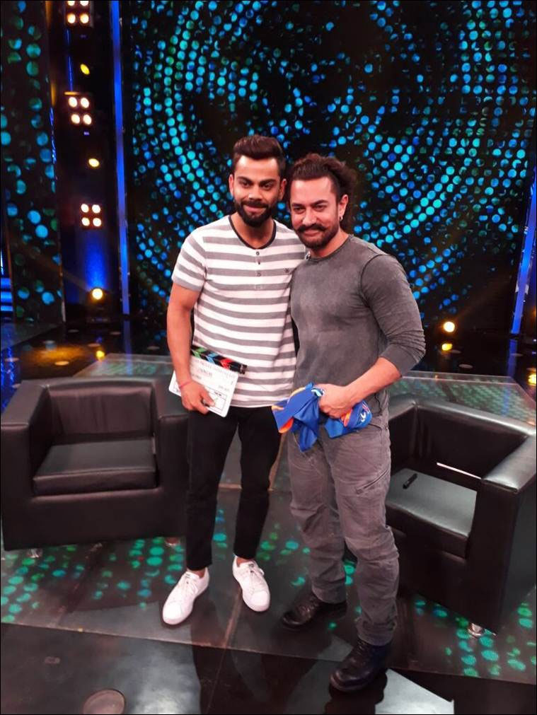 Aamir Khan and Virat Kohli in a Chat Show