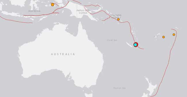 Earthquake Shakes off Australian Coast
