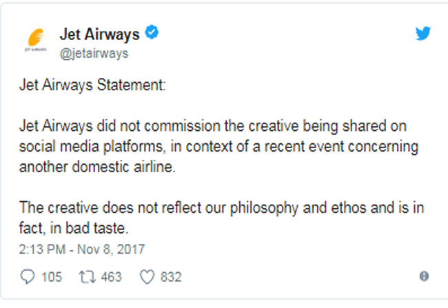Air India takes revenge on Indigo via Twitter!