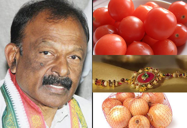 Raghuveera Reddy Gifts Tamotaes And Onions