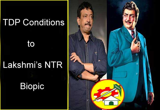 TDP Conditions to Lakshmi’s NTR