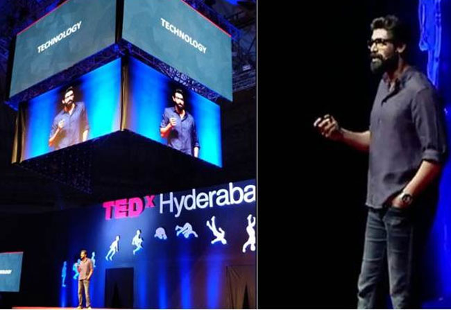 Rana Daggubati Speech At TEDx Hyderabad 2017