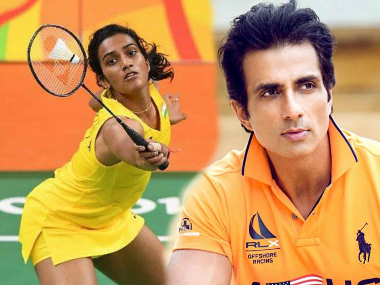 PV Sindhu Beaten Sonu Sood In Badminton