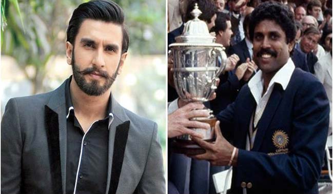 Ranveer as Big Screen Kapil Dev