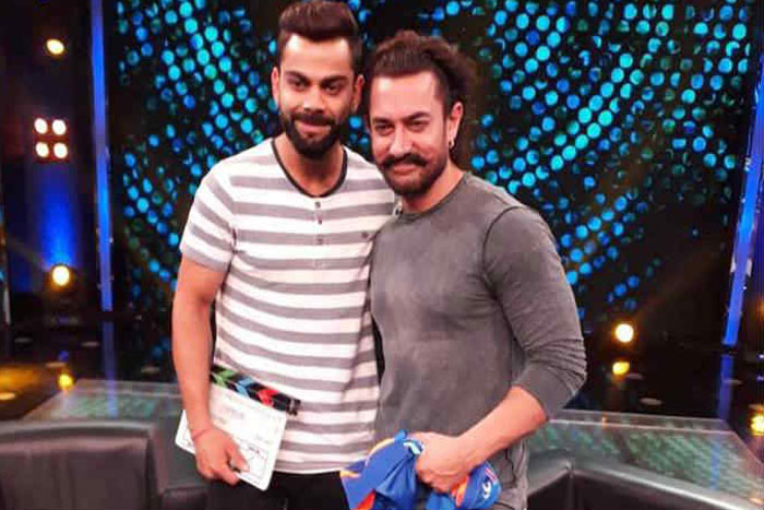 Aamir Khan and Virat Kohli in a Chat Show