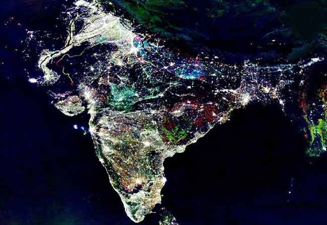Indian Space Photo Of Diwali 2017