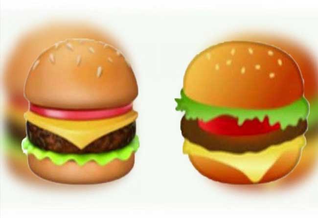 googles burger emoji
