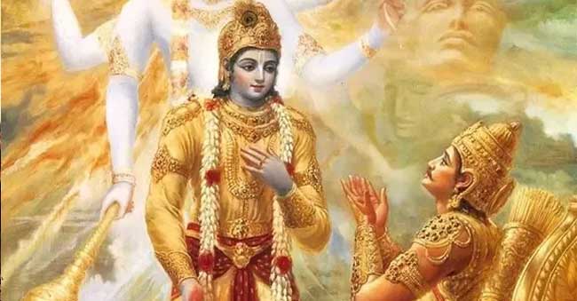 when arjuna questioned lord krishna, the paramathma