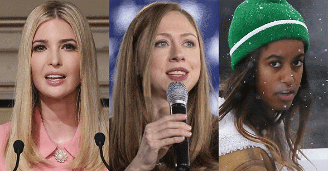 Former President daughter caught smoking cigar!