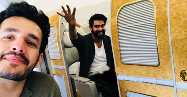 Akkineni Akhil and Daggubati Rana on the same stage?