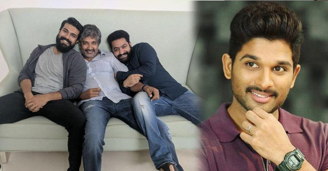 Allu Arjun rebelling against Ram Charan, Jr. NTR and Rajamouli?