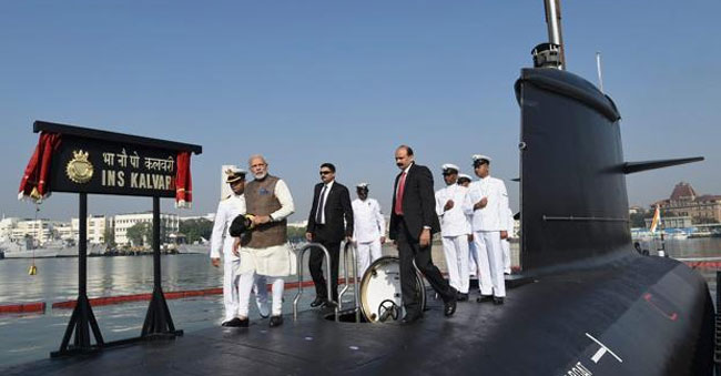 India’s first Submarine INS Kalavari commissioned into Navy