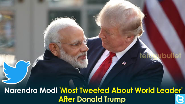 Narendra Modi Was ‘Most Tweeted About World Leader’ After Donald Trump