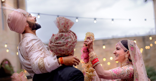 Virat Kohli Tie the Knot With Anushka - Marriage Photos & Video