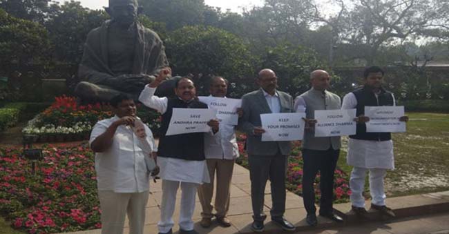 Andhra M.P’s stalled Lok Sabha and Rajya Sabha