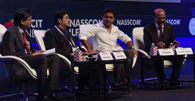 Praises Pouring On KTR For Breaking NASSCOM Record
