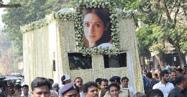 Sridevi’s Final Rites Began Leaving Fans In Vain:
