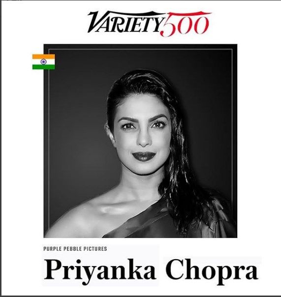 priyanka chopra in the list of variety 500