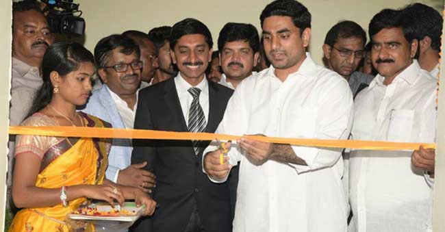 lokesh inaugurates 16 it firms