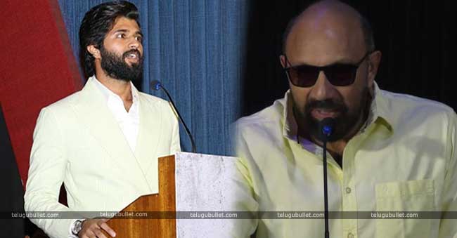 Sathyaraj Comments On Vijay Devarakonda Tamil Dubbing