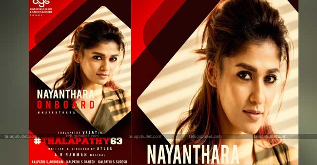 Its Official: Nayan To Pair Vijay In Thalapathy’s 63