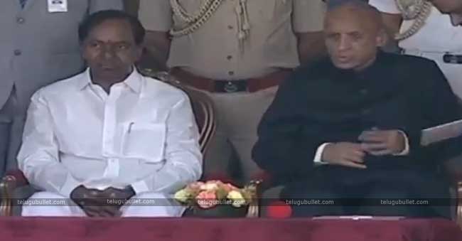 kcr takes the oath as the chief minister of telangana