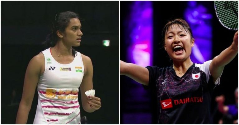 PV Sindhu defeats Nozomi Okuhara by 21-14, 21-7