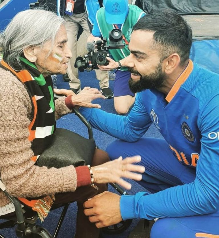 Kohli, Rohit Sharma spoke to 87-year-old superfan after reaching semi-finals