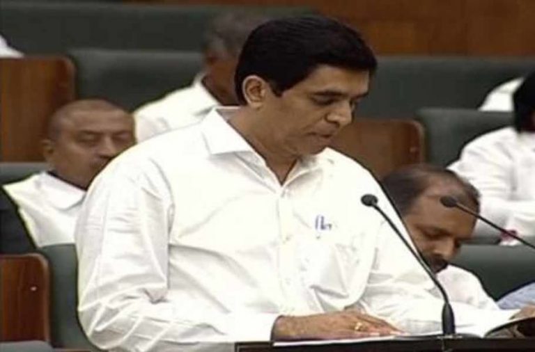 Buggana Rajendranath presented the AP budget for 2019-20  financial year