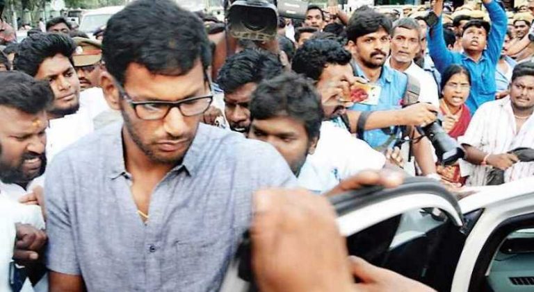 Chennai magistrate court issued a non-bailable warrant to actor Vishal