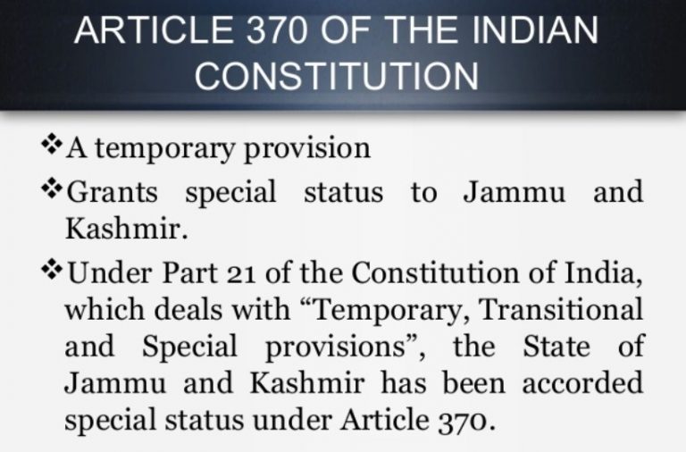 Rajya Sabha: Jammu and Kashmir would be an integral part of India