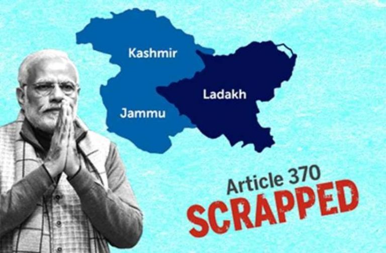 What happens with the scrapping of article 370?