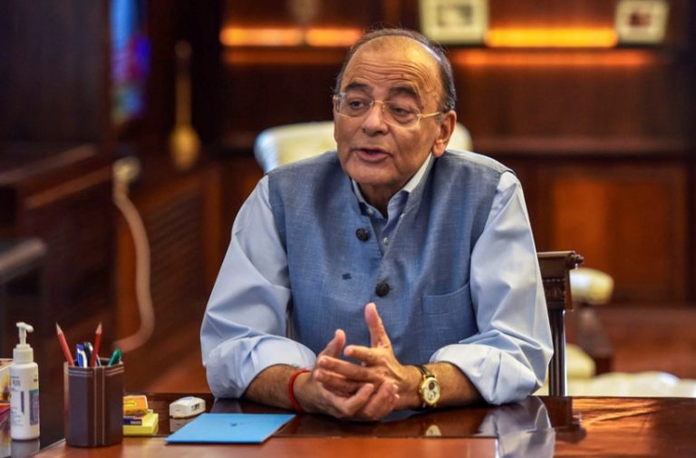 Vice President Venkaiah Naidu Visits Arun Jaitley at AIIMS