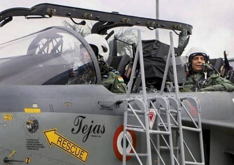 Rajnath Singh Becomes First Defence Minister to Fly In combat aircraft,Tejas