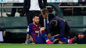 injured lionel messi a doubt for inter clash : sources
