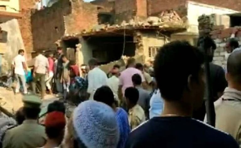 10 Dead After Building Collapses Following Cylinder Blast In UP