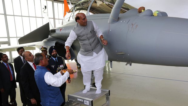 Rajnath Singh Defends Performing ‘Shastra Puja’ For Rafale Jets Amid Controversy