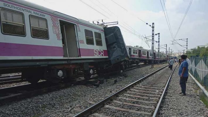 Hyderabad: Two trains collide in Kacheguda, 30 injured
