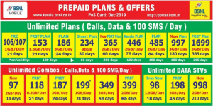 bsnl reduces validity of rs. 118, rs. 187, rs. 399 prepaid plans
