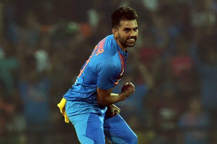 Chahar ruled out of final ODI due to lower back pain