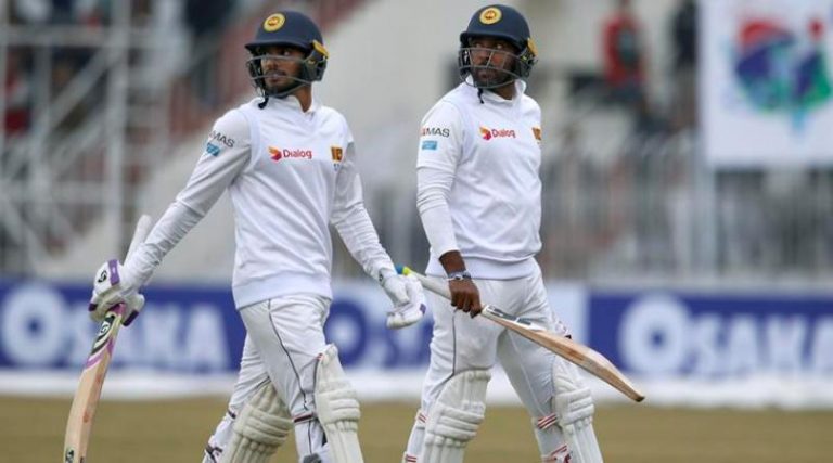 Pak Vs Sl : Wet outfield consumes morning session