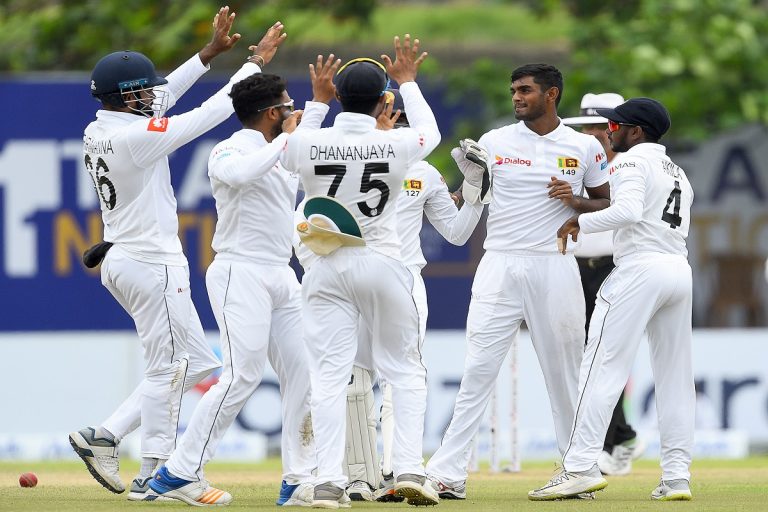 Lasith Embuldeniya, de Silva pull things back for Sri Lanka