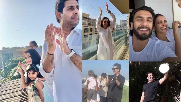 celebrities participated in the community actvity to fight coronavirus