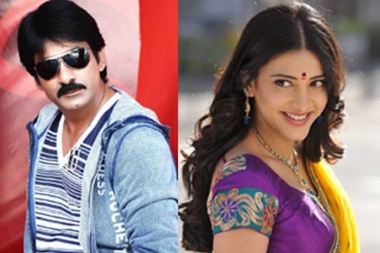 New poster featuring Ravi Teja and Shruti Haasan