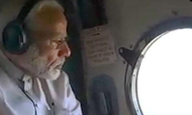 PM Modi takes aerial survey of cyclone Amphan-affected Odisha