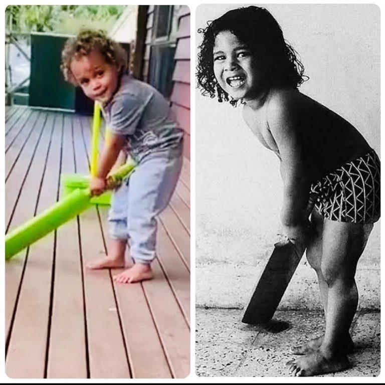 Tendulkar reminded of childhood seeing Lara’s son’s batting grip