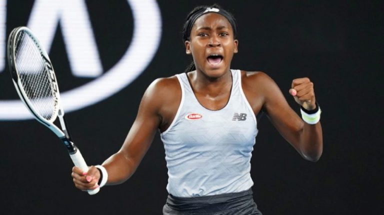 Coco Gauff  posted a TikTok video on her Twitter feed