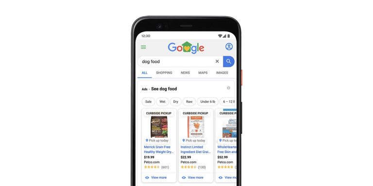 Google testing ‘curbside pickup’ badge for local shopping ads