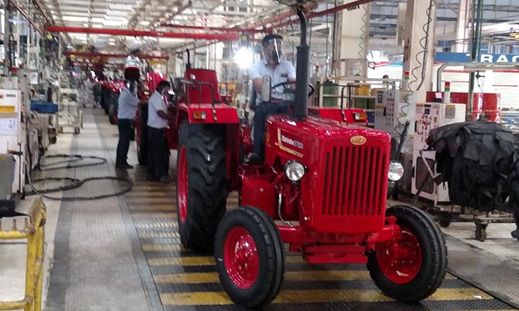 m&m have restarted production at tractor plant in zaheerabad
